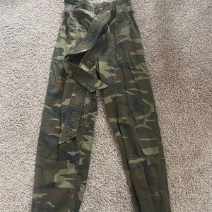 Topshop Camo Pants, size US 4